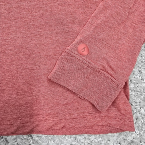 Allbirds Shirt Mens Medium Pink Sea Long Sleeve Tee Stretch Active Athleisure - Picture 2 of 11